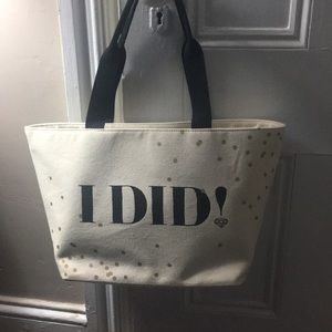 Kate Spade Wedding Belles I Do I Did Tote
